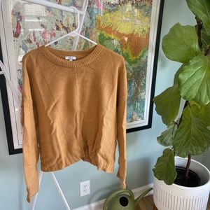 Rails cropped wool sweater